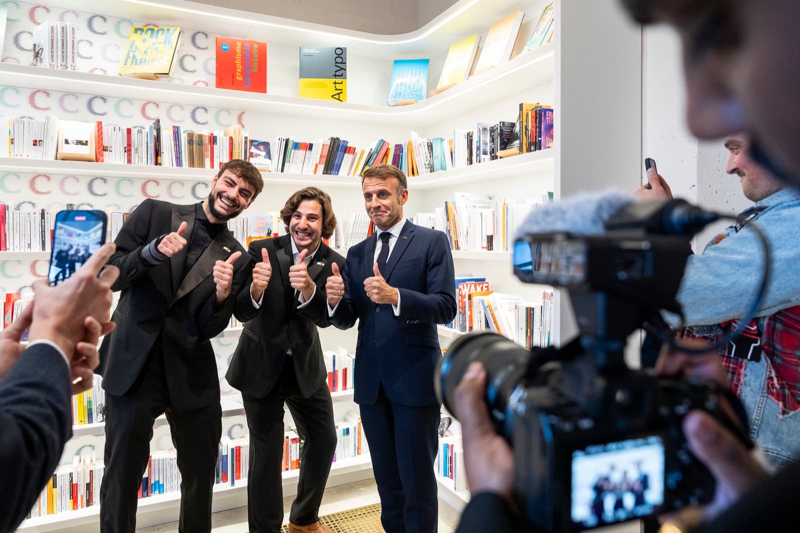 An audience with le Président.
